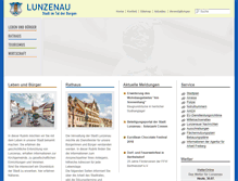 Tablet Screenshot of lunzenau.de